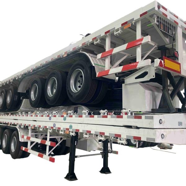 CIMC second hand used Shipping 20ft 40ft 50ft 53ft 40 Feet 2 3 4 5 Axles Flatbed