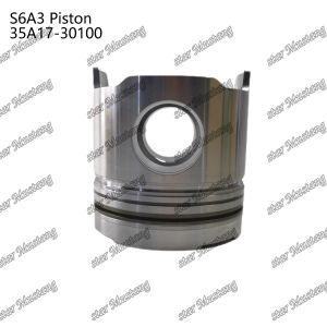 China S6A3 Engine Piston 35A17-30100 3455 For Mitsubishi Engine Spare Parts on sale