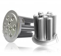 18W AC85 - 264V 112mm(H) * 128mm(D) Dimmable LED Downlight