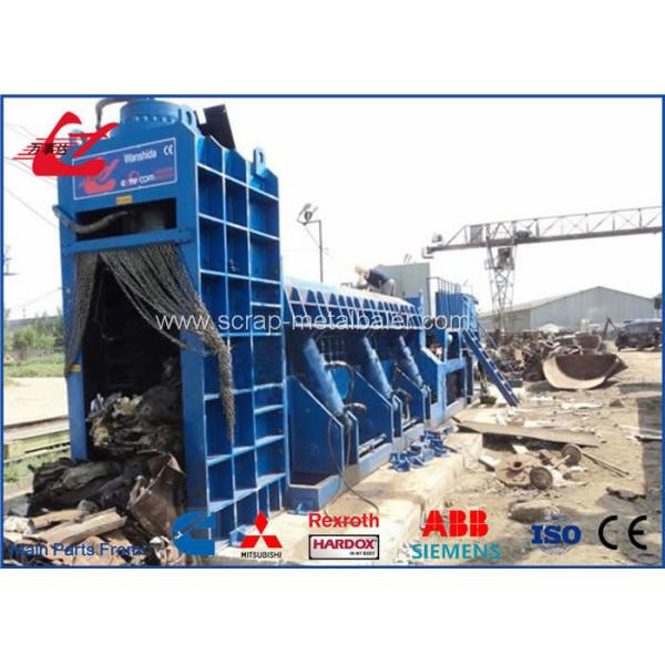 Hydraulic Scrap Baling Press Shearing Machine , Scrap Steel Cutting Machine With