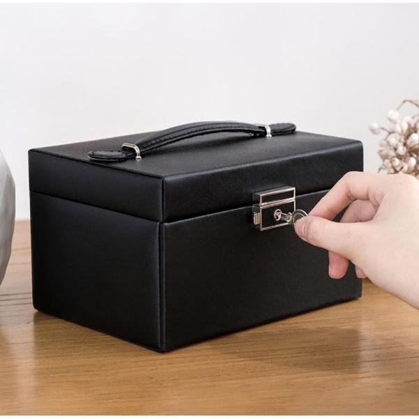 Medium PU Leather Flannel Packaging Gift Box for Ring Earring Pendant Necklace Bracelet Watch Cigar Perfume Jewelry Set
