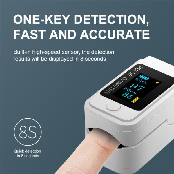 Quality ABS OLED Blood Oxygen SpO2 Finger Pulse Oximeter for sale