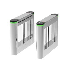 School Access Control Swing Turnstile Barrier Gate With Rain Protection