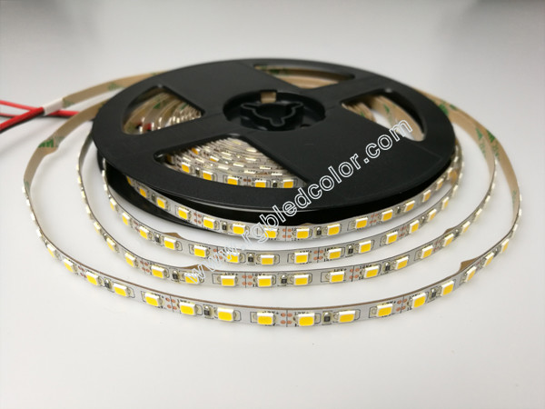 cri>90 sdcm<3 2835 super brightness 5mm width white pcb high class 60led flexible led strips