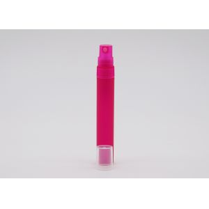 Light Rose Red Empty Refillable Plastic Spray Bottles With Clear Half Cap