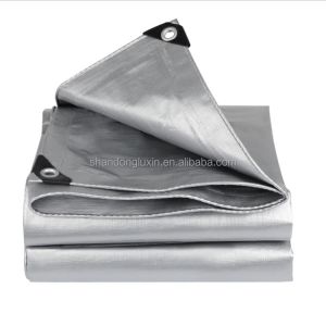 Outdoor Tent PE Tarpaulin with Eyelets Waterproof and Abrasion-Resistant