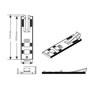 Intelligent All In One Solar LED Street Light / 30 Watt Garden Street Lamp Easy