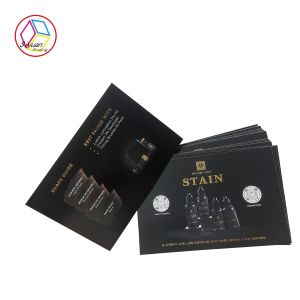 Full Color Printing Rectangular Coated Paper Gift Cards Matte Varnishing