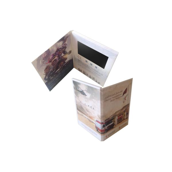 8GB Memory Video Invitation Card Interactive 95x54mm Display Area