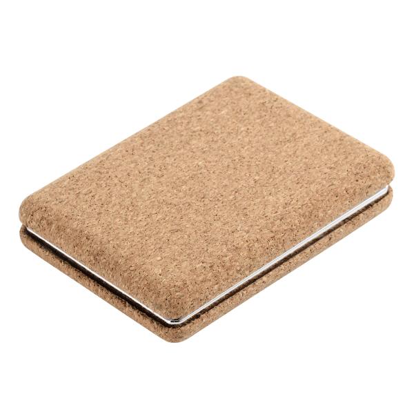 Customized PU Double Sided 1x/2x Compact Foldable Pocket Mirror In Polybag