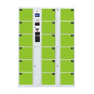 Waterproof Safety Steel Locker Barcode System Smart Electronic Locker