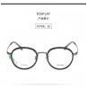 Optical Parim Eyeglasses Frames Casual Round Eye Metal Unisex Plastic Mixture for sale