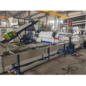 Buy cheap Two Stages Single Screw Extrusion Machine LDPE Plastic Film Pelletizing Machine from wholesalers