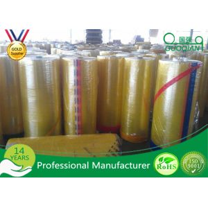 Logo Custom Printed Bopp Jumbo Tape , Wide Packing Tape Jumbo Roll Polypropylene