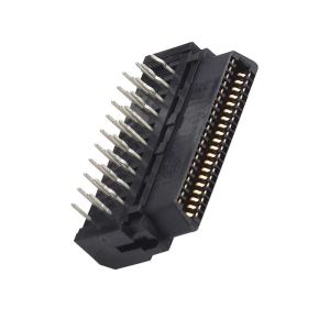 Male Right Angle 1.27mm Scsi Drive D Type 40P Pcb IO Connector