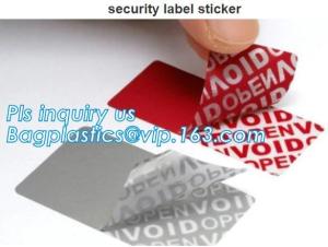 China Warranty VOID If Seal Broken Custom Void Seal Sticker Label,torn invalid security label tamper proof VOID OPEN custom st on sale
