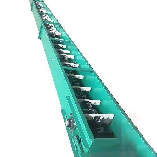 Customizable Chain Scraper Conveyor Adjustable-speed automatic chain scraper conveyor Manufactured from stainless steel Suitable for fruits, flour,