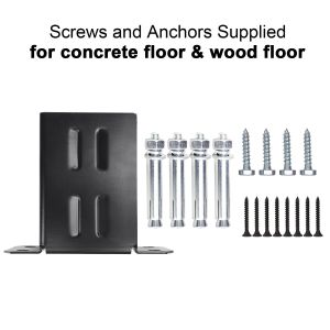 Upgrade Your Deck with Heavy Duty Concrete Anchors and 4x4 Wood Fence Post Base