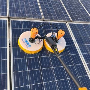 Adjustable Water Fed Handle Cleaning Brush for Solar Panel Cleaning and