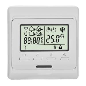 Professional Heated Floor Thermostat IP20 Anti - Flammable PC Housing