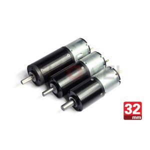 12V 32mm High Torque Electric DC Geared Motor With Planetary Gearbox , ROHS ISO