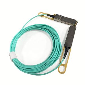 AOC Cable 40Gbps Transmission Rate Ethernet With Optical Module OM3 3mm