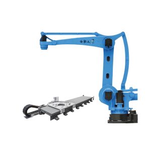 6 Axis CNGBS GBS180-C3200 Palletizing Picking Robot Arm With CNGBS Guide Rail As