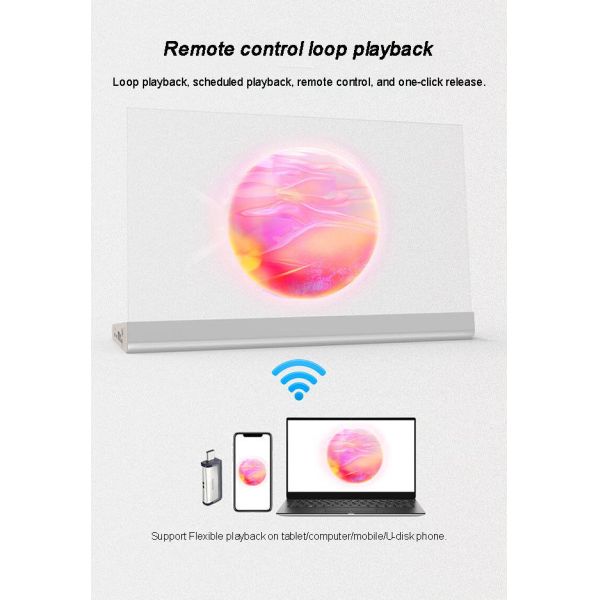 55 inch Interactive Touchscreen Transparent OLED Display For Retail And Business