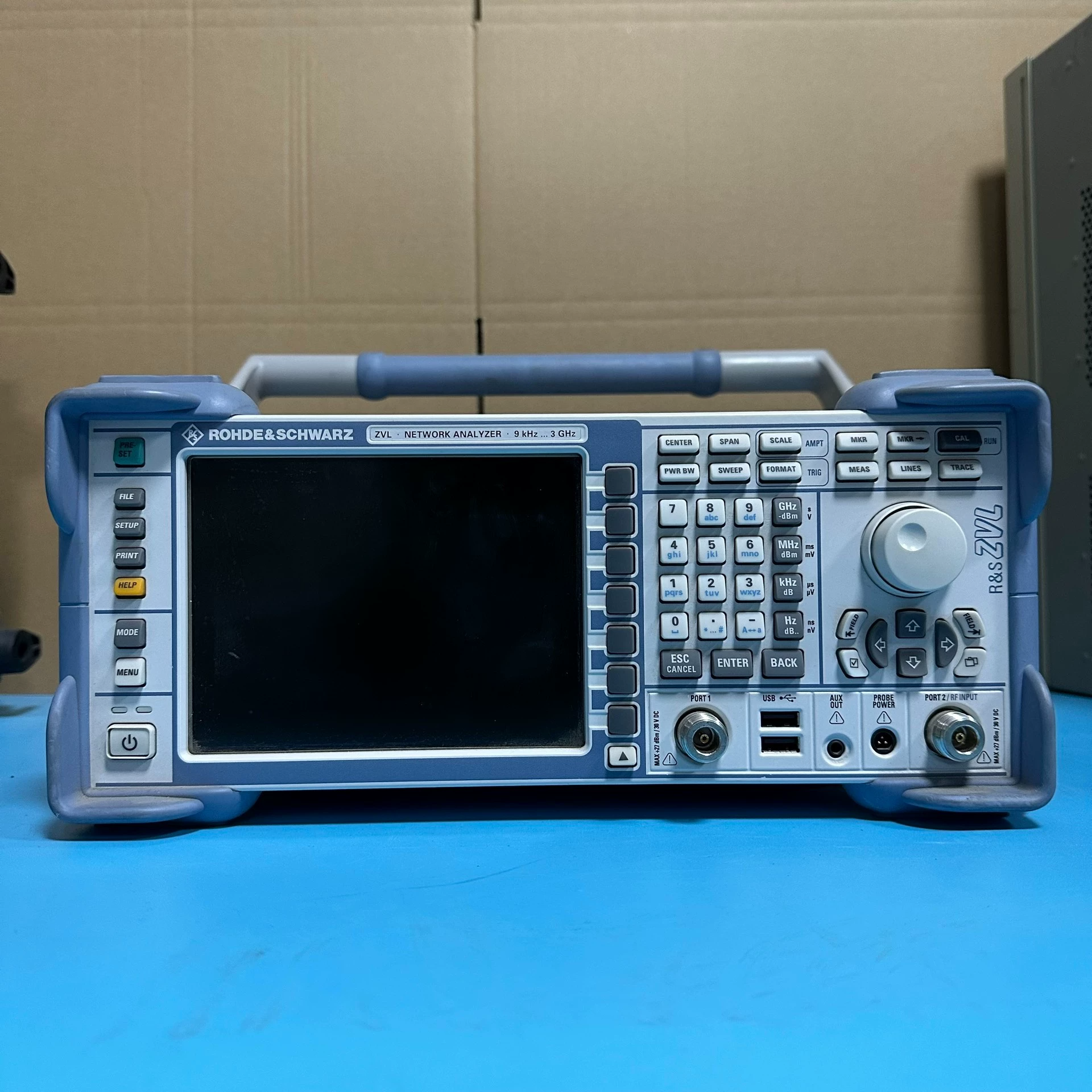 VNA 3 GHz Portable Vector Network Analyzer Rohde & Schwarz ZVL3