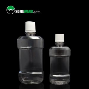 100ml / 250ml / 500ml Cosmetic PET Bottle Customized Mouthwash Bottle