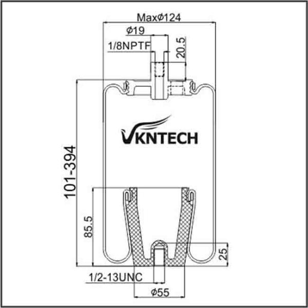 W02-358-7084 Cabin Suspansion Spring And Shock Absorber Air Bags 1S5-038 1101-0043 1102-0076 VKNTECH 1S7084