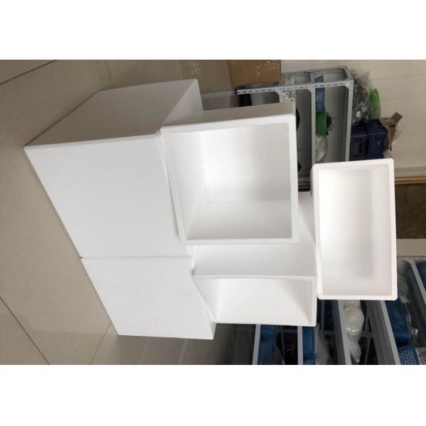 Rectangle PTFE Electroplating Tanks Chrome Plating Bath Acid And Alkali