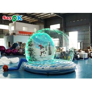 Giant Inflatable Snow Ball Party Bubble Dome Blow Up Christmas Snow Globe For