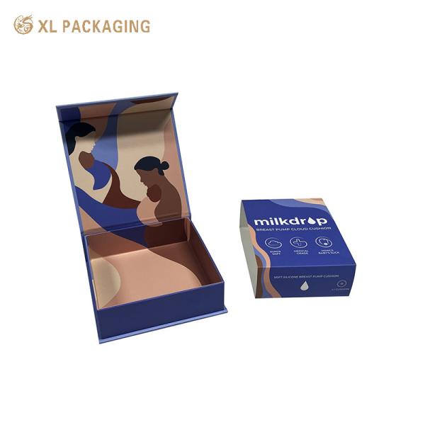 Eco Friendly Custom Luxury 2mm Thick Art Paper Gift Box with Magnetic Closure and Ribbon for Industrial Packaging