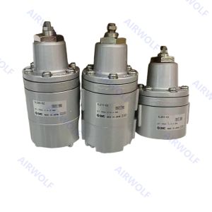 SMC 1/4" Aluminum Alloy Diaphragm Type Single Doube Acting 3 Port Lock-up Valve