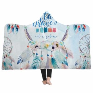 Wearable Oversize Fleece Hooded Blanket lightweight super soft