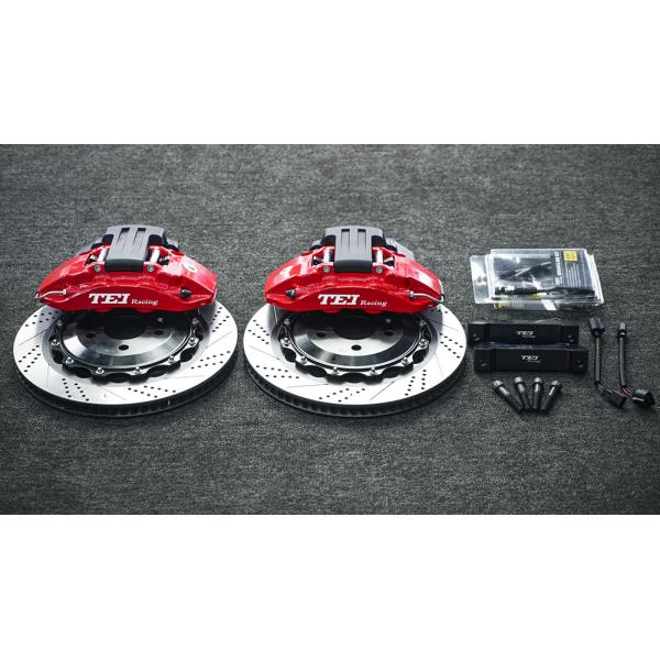 Audi Big Brake Kit Integrated Electronic Parking Brake For Rear Wheel 4 Piston