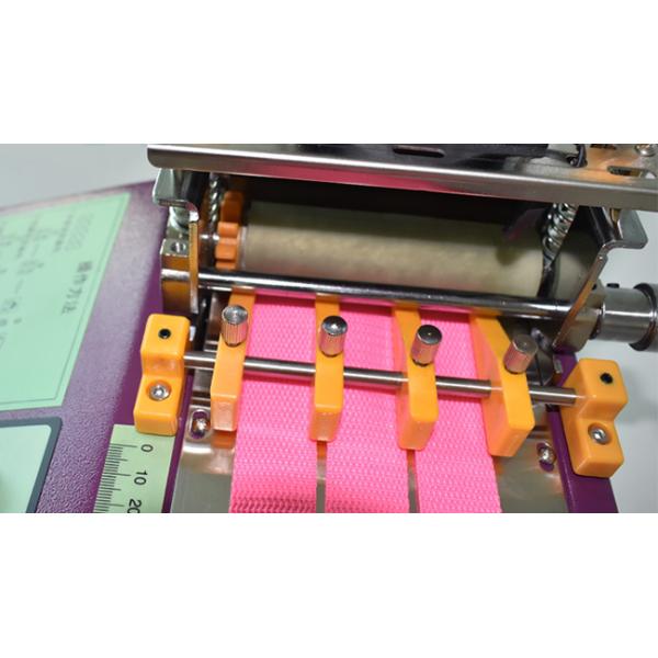 Semi Automatic Trademark Velcro Bartack Sewing Machine