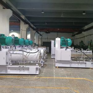 Single Horizontal Bead Mill Machine 250 Liter Grinding For Chemical Fiber