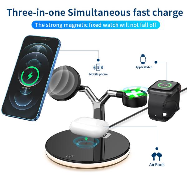 5W 10W 15W Magsafe Magnetic Wireless Charger Anti Slip Qi 15