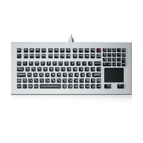 Quality Industrial Keyboard With Touchpad And IP68 Dynamic Waterproof Technology for sale