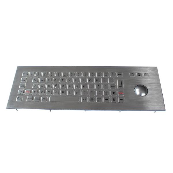 IP67 Dynamic Industrial Keyboard With Trackball