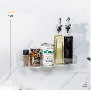 Buy cheap Wall Mount Plastic Storage Caddy Organizer Magic Sticker Non Drilling Basket from wholesalers