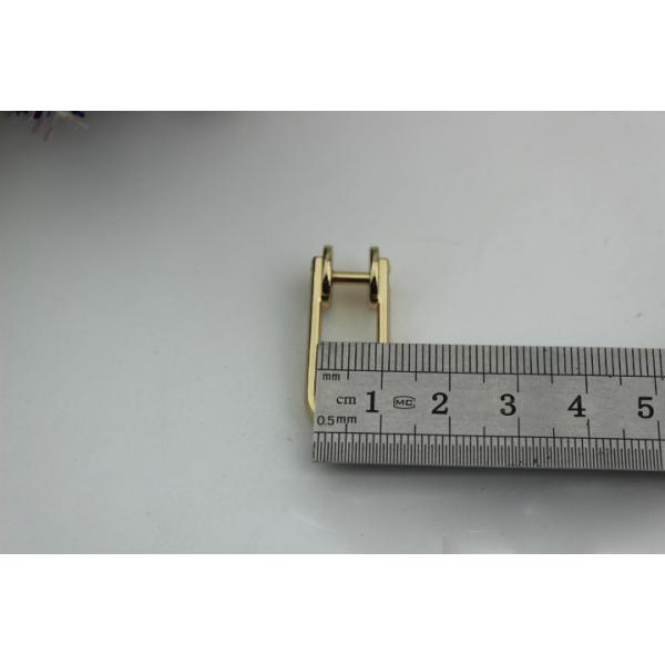 Handbag bag metal accessory d ring,easy removeble d shape bag strap buckle