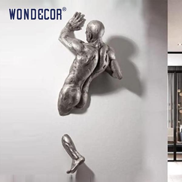 Bronze Metal Wall Art Sculpture 3D Abstract Art Sculpture Customized Size