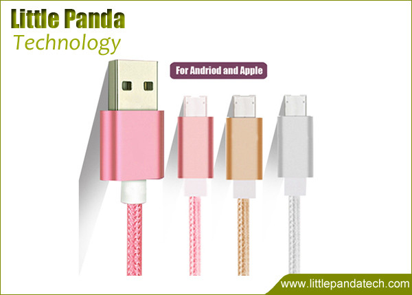Quality China Factory USB Data Cable Double Sided Micro USB Cable for Andriod and iPhone Mini USB Cable for sale