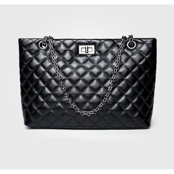 Quality ODM Polyester Lining Shoulder Polyurethane Tote Bag With Hasp for sale