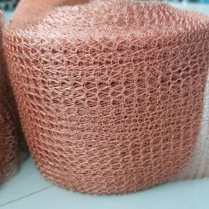 Customized Rodent Wire Mesh Knitted Pure Copper Mesh Rodent Control