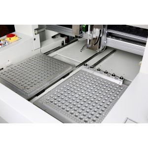 Genitec Offline Twin Spind Router Machine PCB Router Machine with Dual Tables