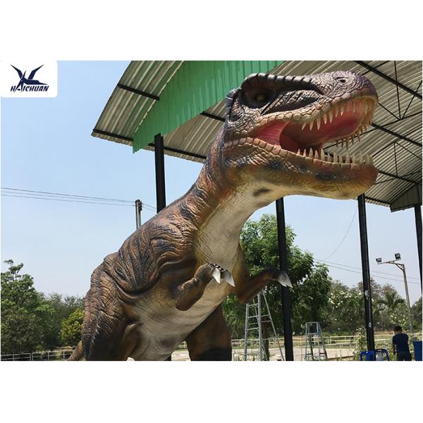 Giant Lifelike Animatronic Outdoor Dinosaur Foreleg Movement / Simulation Roar